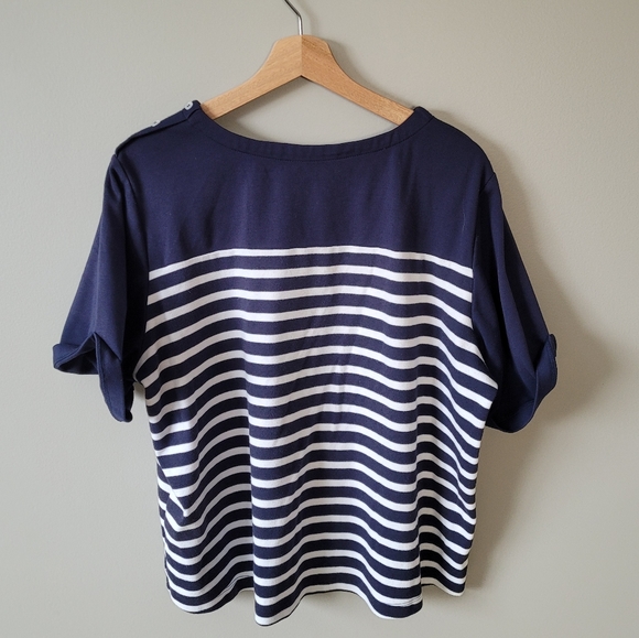 Blue Breton stripe tee - Picture 6 of 6